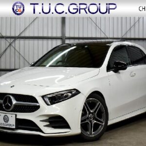 2019 Mercedes Benz A-Class white gasoline used car Japan export
