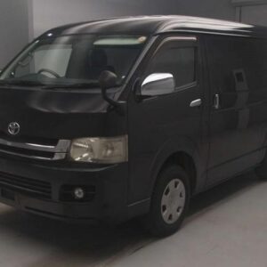2008 Toyota Regius Ace Van black gasoline used car Japan export
