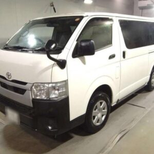 2021 Toyota Hiace Van white diesel used car Japan export