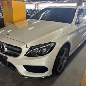 2017 Mercedes Benz C-Class Stationwagon pearl gasoline used car Japan export