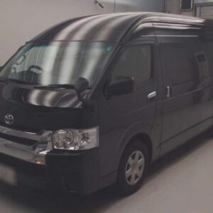 2017 Toyota Hiace Commuter black diesel used car Japan export