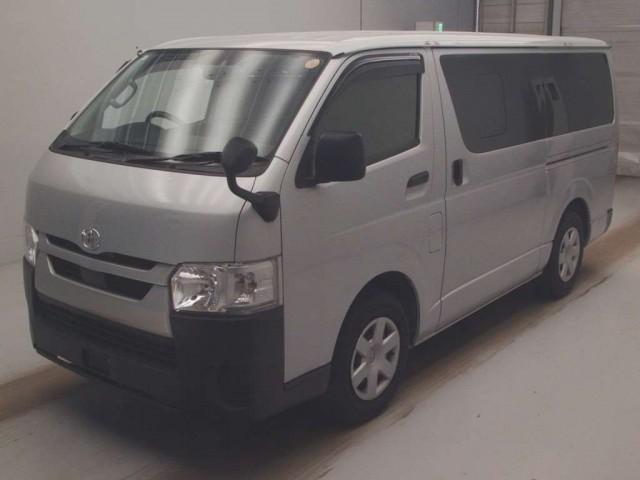Ref:AUX-23930494 TOYOTA HIACE VAN 2021 1 2021 Toyota Hiace Van silver diesel used car Japan export