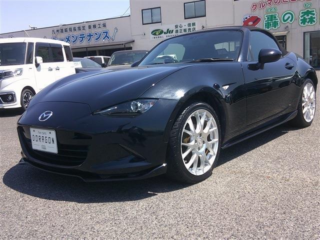 Ref:AUX-23930495 MAZDA ROADSTER 2015 1 2015 Mazda Roadster black gasoline used car Japan export