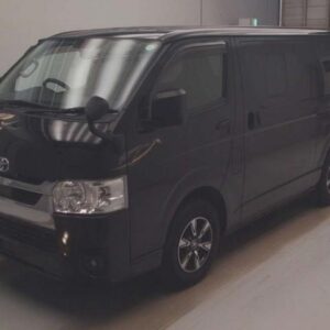 2022 Toyota Hiace Van black diesel used car Japan export