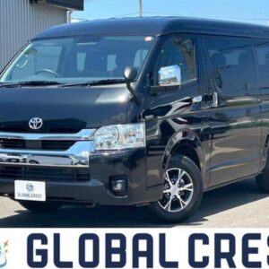 2025 Toyota Hiace Wagon black gasoline used car Japan export