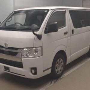 2021 Toyota Hiace Van white diesel used car Japan export