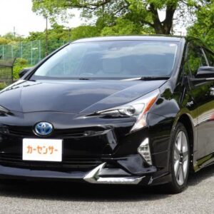 2016 Toyota Prius black gasoline used car Japan export