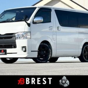 2014 Toyota Hiace Van white diesel used car Japan export