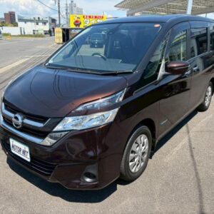 2018 Nissan Serena tea hybrid used car Japan export