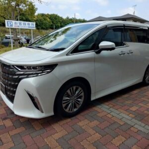 2025 Toyota Alphard pearl gasoline used car Japan export