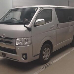 2019 Toyota Hiace Van silver gasoline used car Japan export
