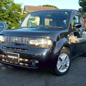 2012 Nissan Cube black gasoline used car Japan export