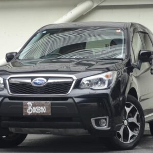 2014 Subaru Forester black gasoline used car Japan export