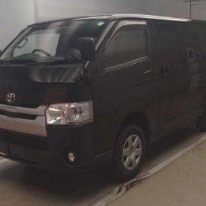 2019 Toyota Hiace Van black diesel used car Japan export