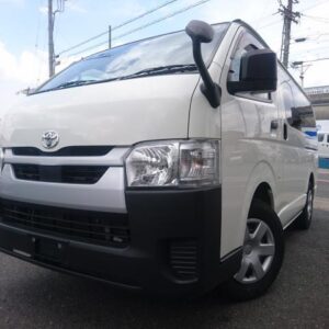 2023 Toyota Hiace Van white gasoline used car Japan export