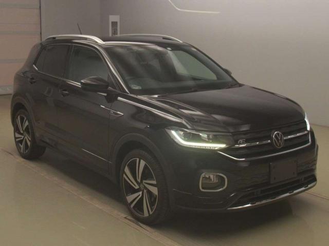 Ref:AUX-23945795 VOLKSWAGEN T-CROSS 2023 1 2023 Volkswagen T-Cross black gasoline used car Japan export
