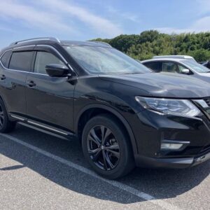 2021 Nissan X-Trail black gasoline used car Japan export