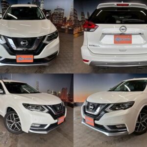 2017 Nissan X-Trail pearl gasoline used car Japan export