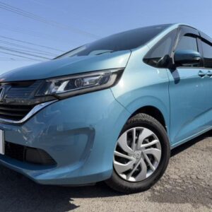 2017 Honda Freed Plus blue gasoline used car Japan export