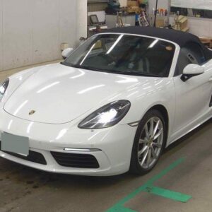 2016 Porsche 718 Boxster white gasoline used car Japan export
