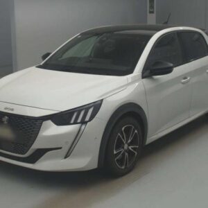 2021 Peugeot 208 pearl gasoline used car Japan export