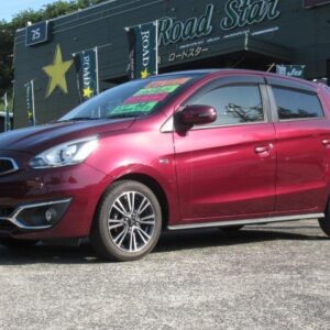 2018 Mitsubishi Mirage wine gasoline used car Japan export
