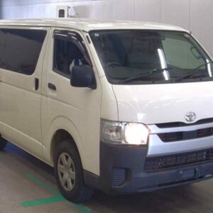 2021 Toyota Hiace Van white diesel used car Japan export