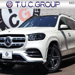 2021 Mercedes Benz Gls white diesel used car Japan export