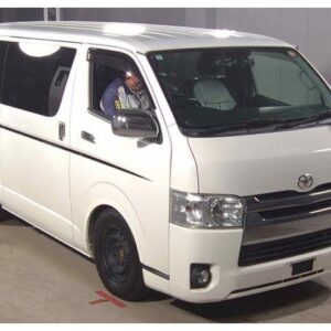 2015 Toyota Regius Ace Van white diesel used car Japan export