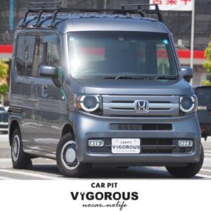 2019 Honda N-Van Plus Style gunmetal gasoline used car Japan export