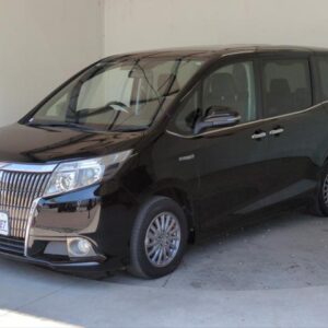 2015 Toyota Esquire black hybrid used car Japan export