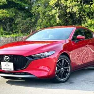 2021 Mazda Mazda3 Fastback red gasoline used car Japan export