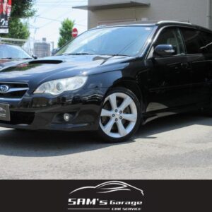 2009 Subaru Legacy Touring Wagon black gasoline used car Japan export