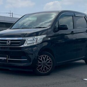 2016 Honda N-Wgn black gasoline used car Japan export