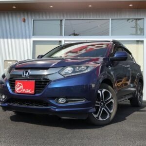 2015 Honda Vezel blue gasoline used car Japan export