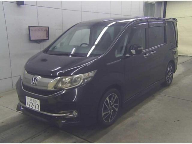 Ref:AUX-23966387 HONDA STEPWAGON SPADA 2016 1 2016 Honda Stepwagon Spada black gasoline used car Japan export