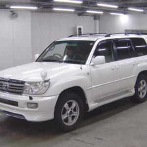 2005 Toyota Land Cruiser 100 pearl gasoline used car Japan export