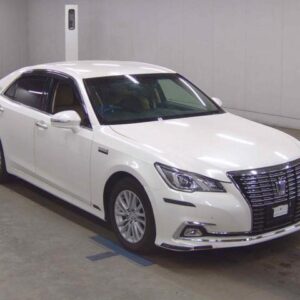 2016 Toyota Crown Hybrid pearl gasoline used car Japan export