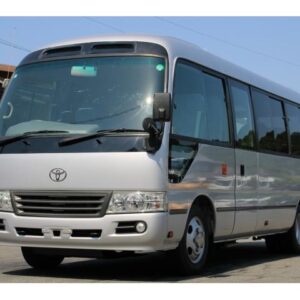 2015 Toyota Coaster silver diesel used car Japan export