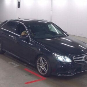 2014 Mercedes Benz E-Class black gasoline used car Japan export
