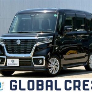 2019 Suzuki Spacia Custom black gasoline used car Japan export