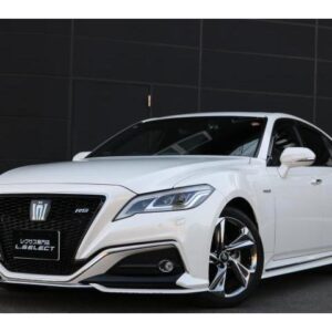 2018 Toyota Crown Hybrid pearl hybrid used car Japan export