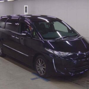 2017 Toyota Estima black gasoline used car Japan export