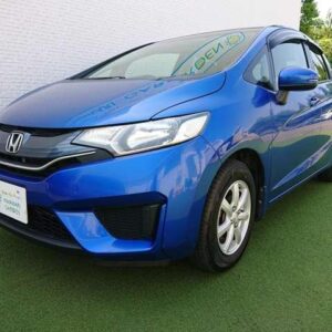 2013 Honda Fit blue gasoline used car Japan export