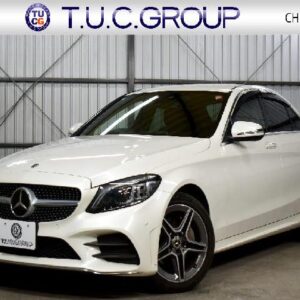 2020 Mercedes Benz C-Class white gasoline used car Japan export
