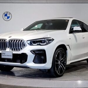 2022 Bmw X6 white hybrid used car Japan export
