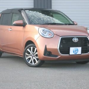 2020 Toyota Passo orange gasoline used car Japan export