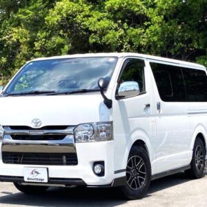 2019 Toyota Hiace Van pearl gasoline used car Japan export