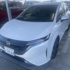 2023 Nissan Aura pearl hybrid used car Japan export