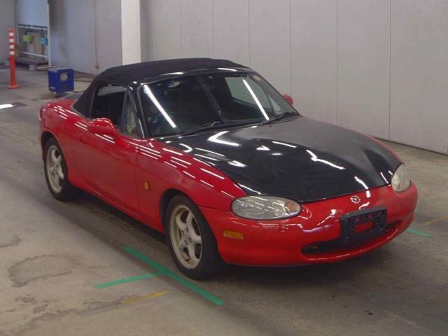 Ref:AUX-23986964 MAZDA ROADSTER 1998 1 1998 Mazda Roadster red gasoline used car Japan export